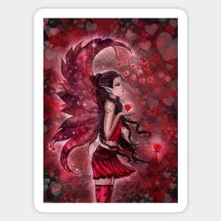 Hearts Valentine Heart Fairy by Molly Harrison Sticker